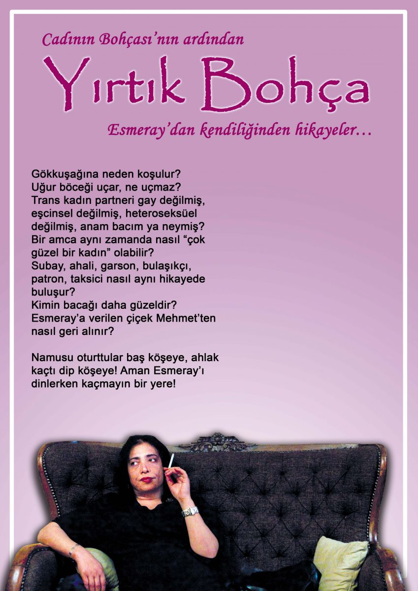 &lsquo;Yırtık Bohça&rsquo; is in Ankara | Kaos GL - News Portal for LGBTI+ News